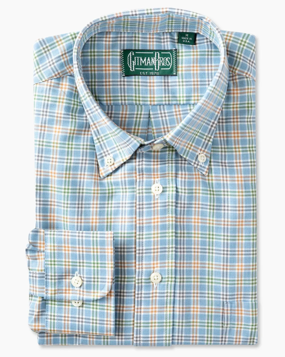Blue Somelos Plaid sold by Gitman Brothers product image thumbnail 2