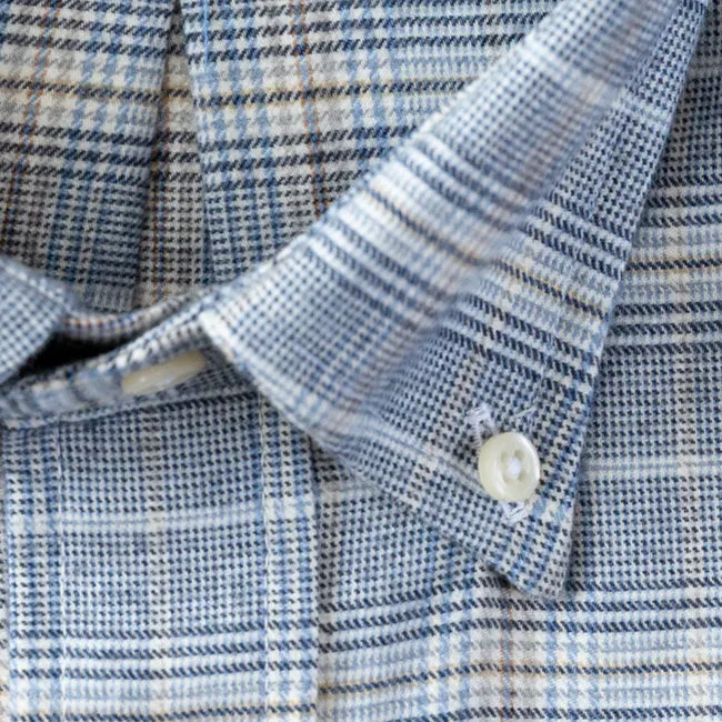 Blue Cashmere Houndstooth sold by Gitman Brothers product image thumbnail 5