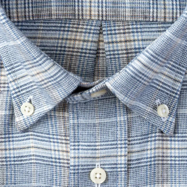 Blue Cashmere Houndstooth sold by Gitman Brothers product image thumbnail 3