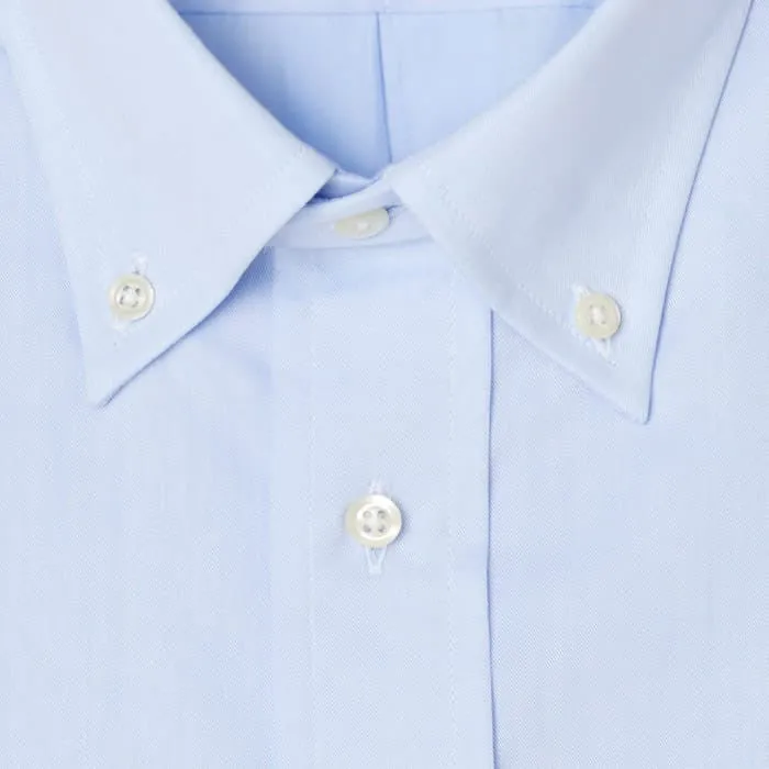 Button Down Mini Twill Blue - Classic sold by Gitman Brothers product image thumbnail 3