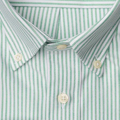 Green Stripe Oxford sold by Gitman Brothers product image thumbnail 3