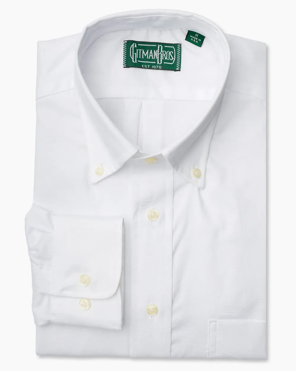 White Zephyr Oxford sold by Gitman Brothers product image thumbnail 2