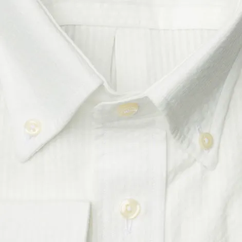 White Seersucker sold by Gitman Brothers product image thumbnail 3