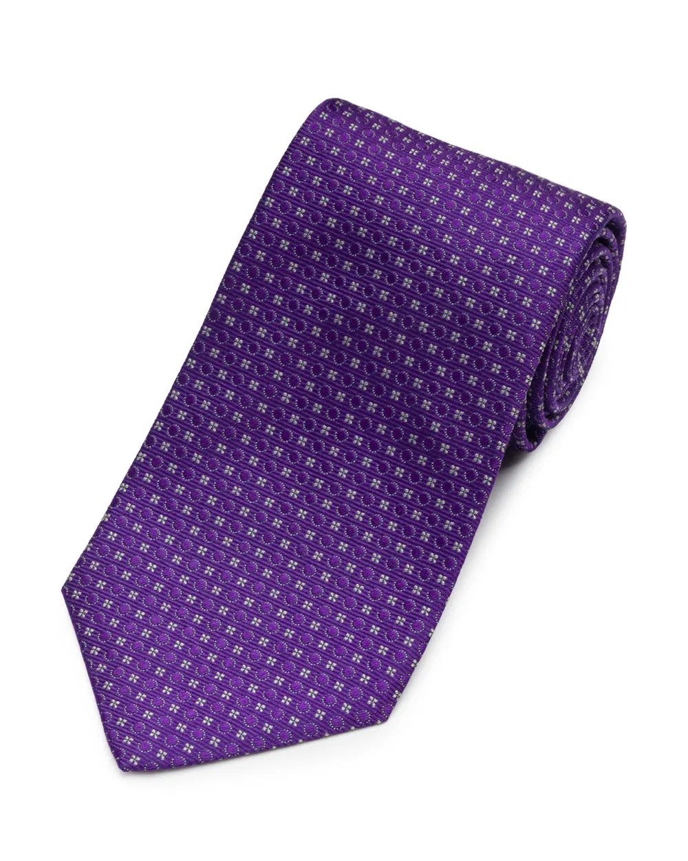 Purple Woven Neat Tie sold by Gitman Brothers