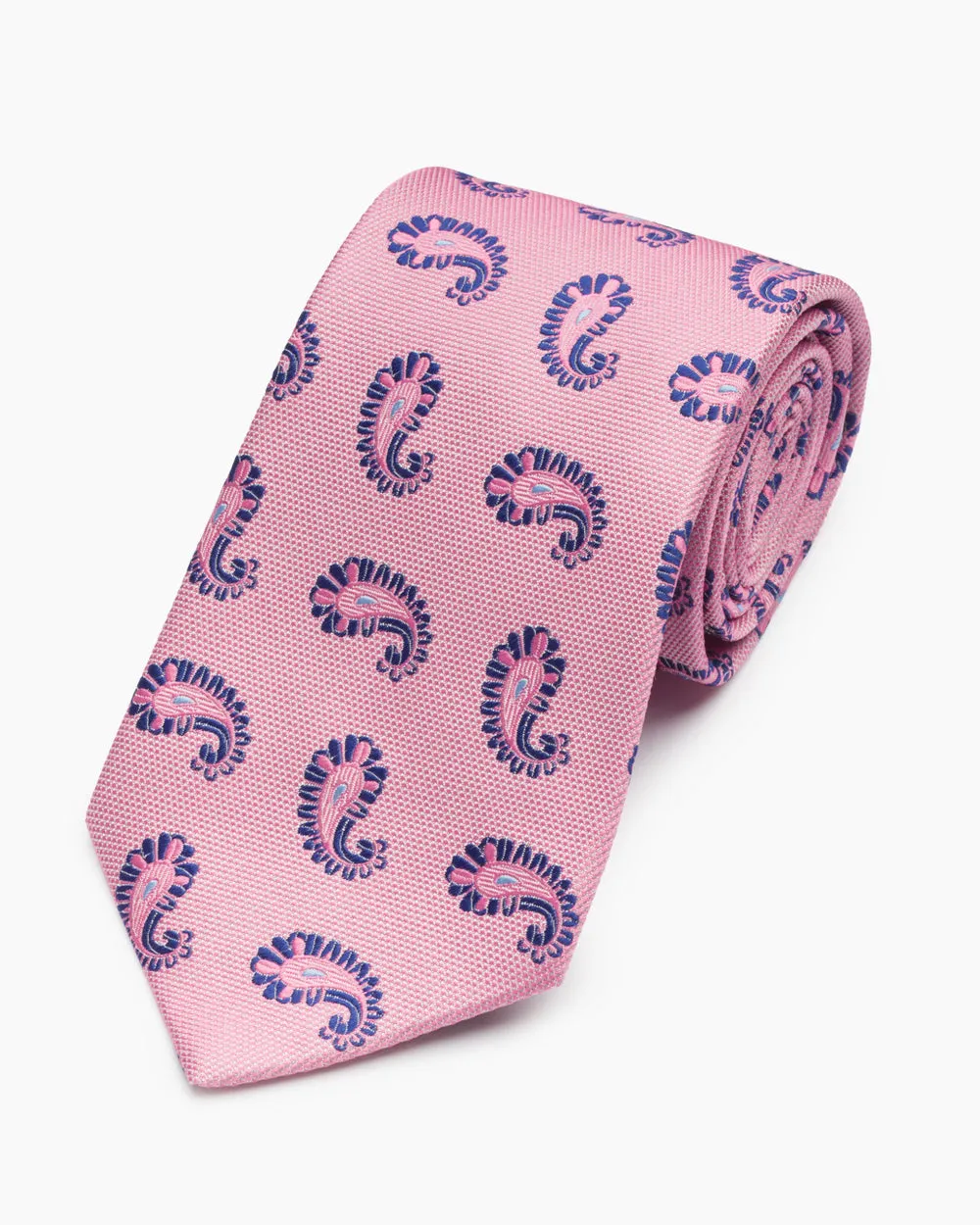 Pink Neat Paisley Tie sold by Gitman Brothers product image thumbnail 2