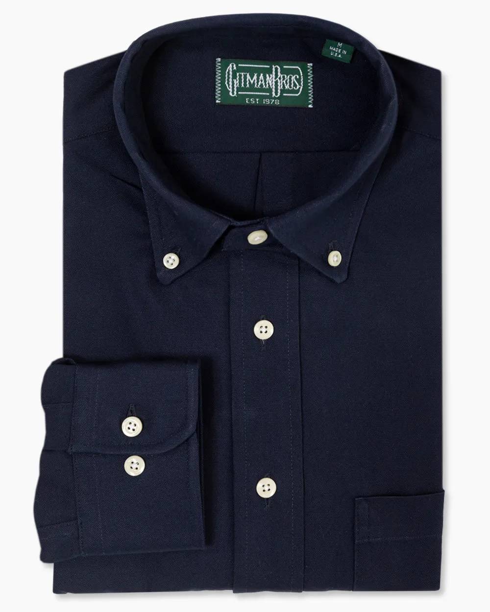 Navy Overdye Oxford sold by Gitman Brothers product image thumbnail 2