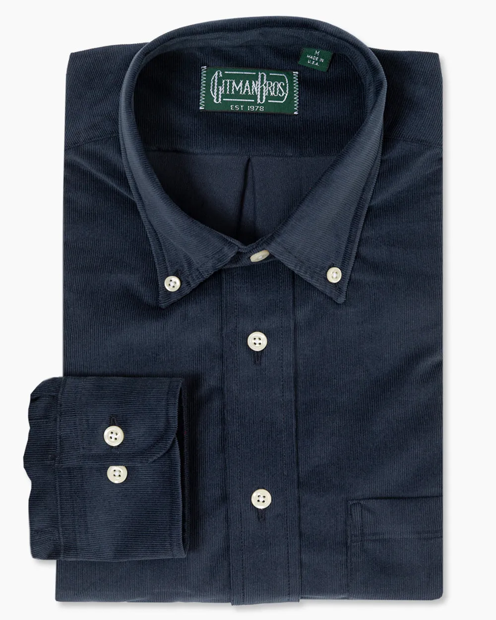 Navy Corduroy sold by Gitman Brothers product image thumbnail 2