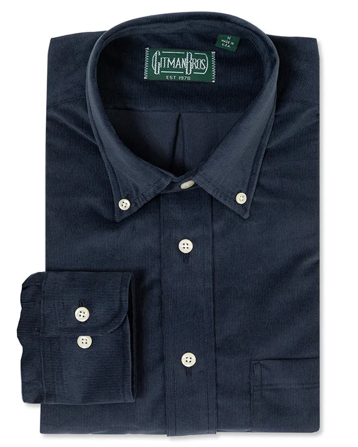 Navy Corduroy sold by Gitman Brothers