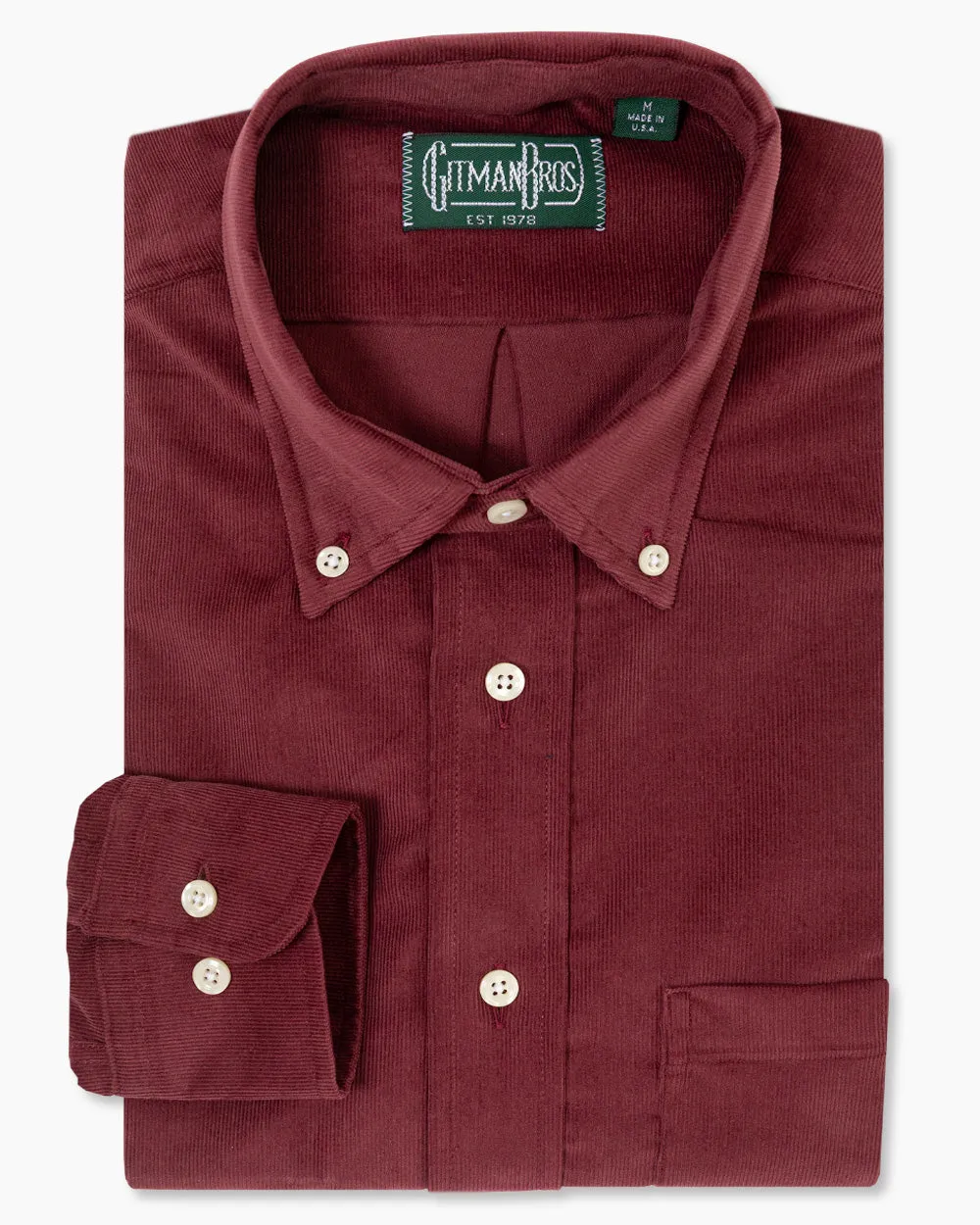 Burgundy Corduroy sold by Gitman Brothers product image thumbnail 2