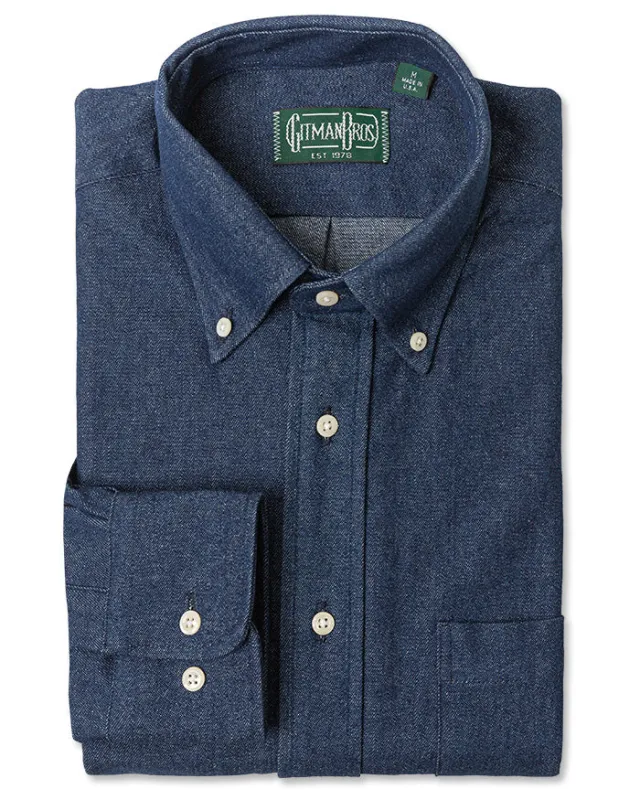 Indigo Denim Shirt made by Gitman Brothers