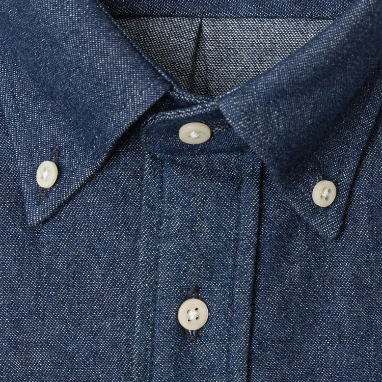 Indigo Denim Shirt sold by Gitman Brothers product image thumbnail 3