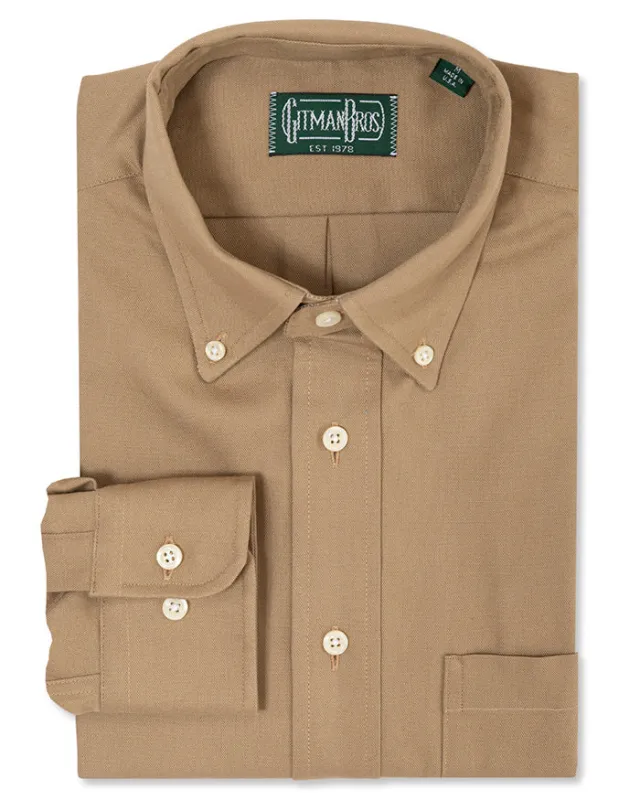 Tan Overdye Oxford made by Gitman Brothers
