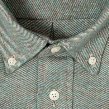 Olive Brushed Twill sold by Gitman Brothers product image thumbnail 3
