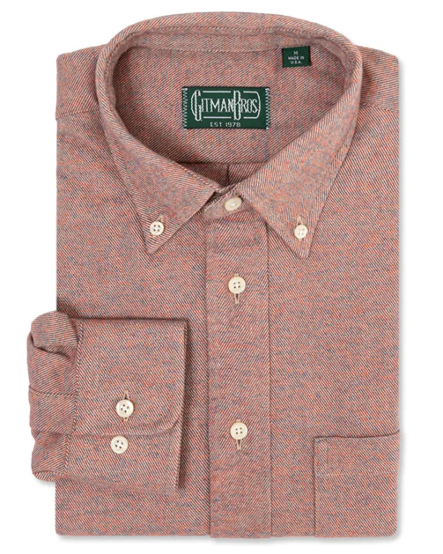 Burgundy Brushed Twill made by Gitman Brothers