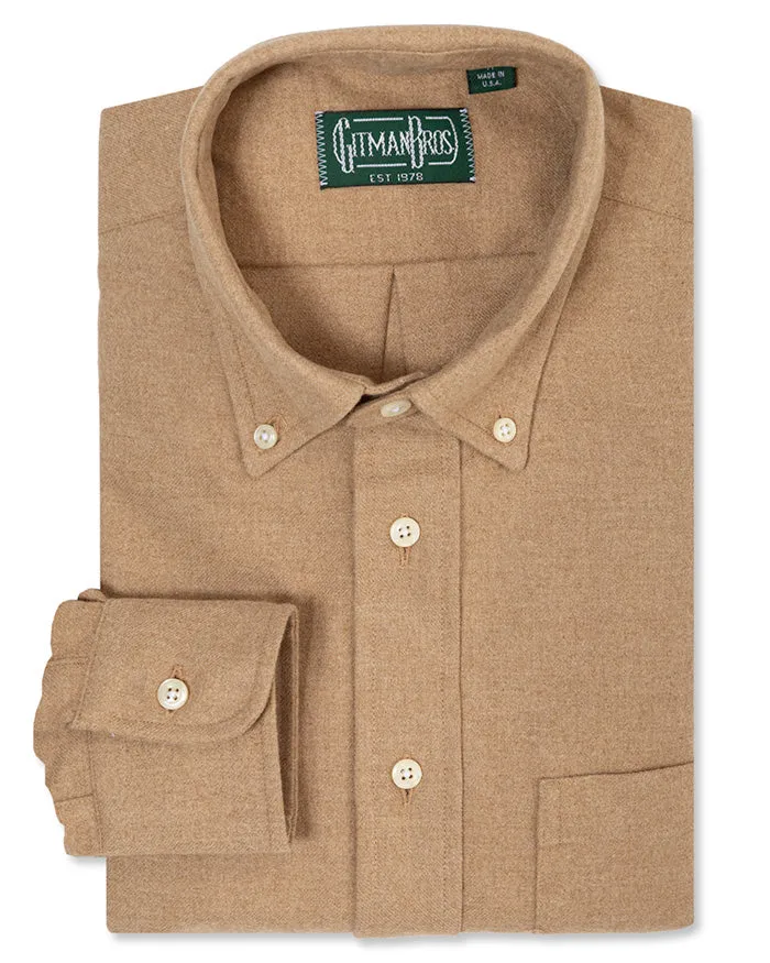 Tan Flannel sold by Gitman Brothers