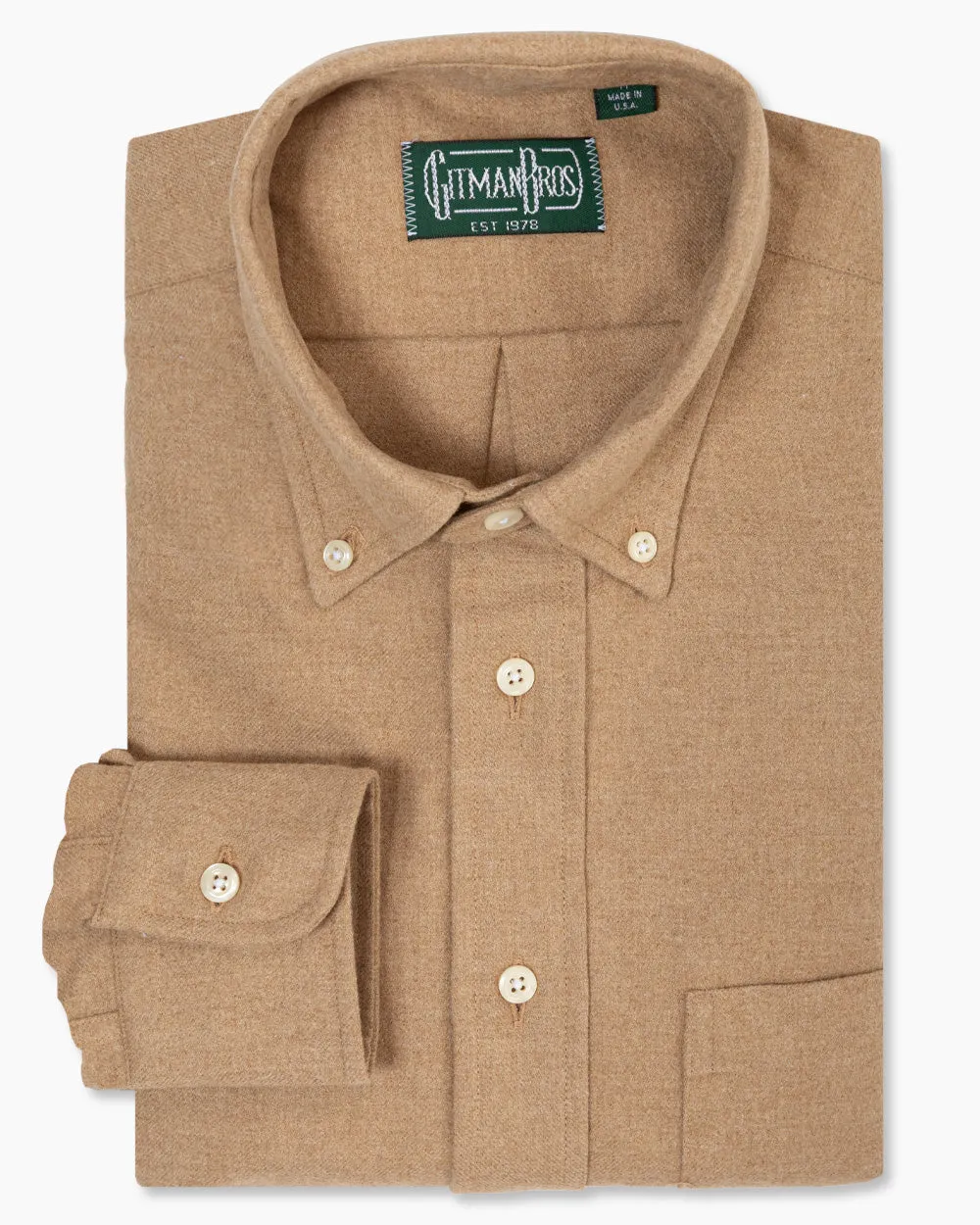 Tan Flannel sold by Gitman Brothers product image thumbnail 2