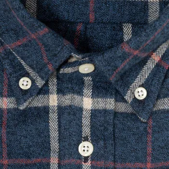 Blue Checked Flannel sold by Gitman Brothers product image thumbnail 3