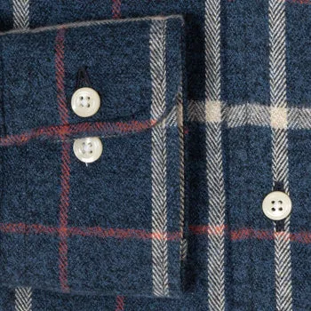 Blue Checked Flannel sold by Gitman Brothers product image thumbnail 4