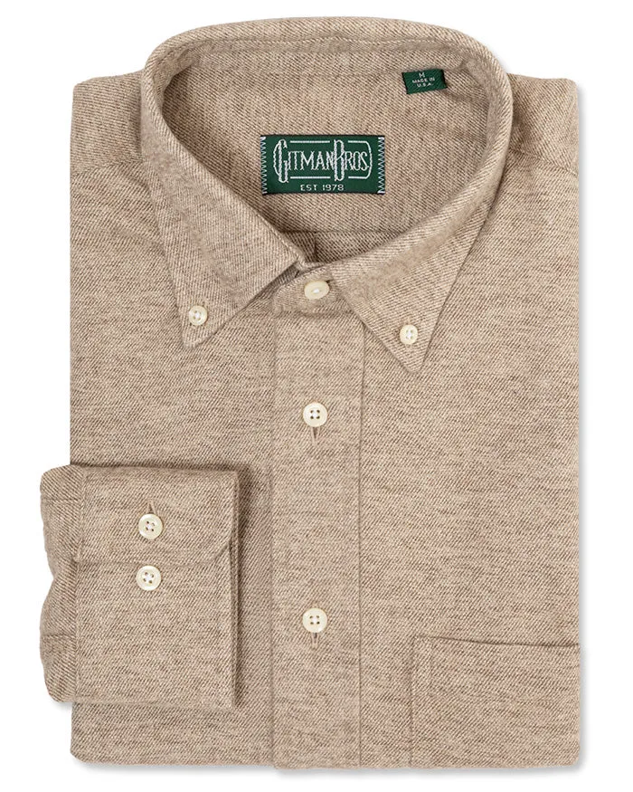 Cream Brushed Twill sold by Gitman Brothers