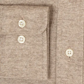 Cream Brushed Twill sold by Gitman Brothers product image thumbnail 4
