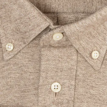 Cream Brushed Twill sold by Gitman Brothers product image thumbnail 3