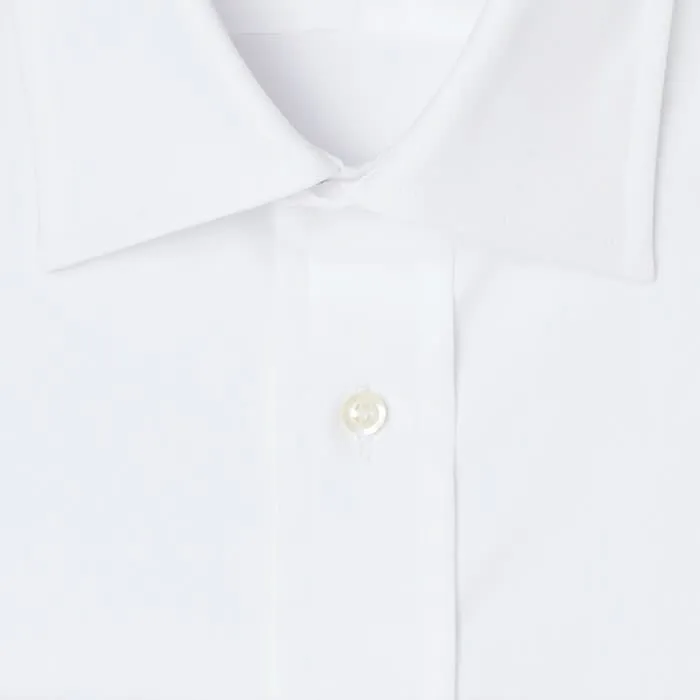 Medium Spread Pinpoint French Cuff White - Classic sold by Gitman Brothers product image thumbnail 3