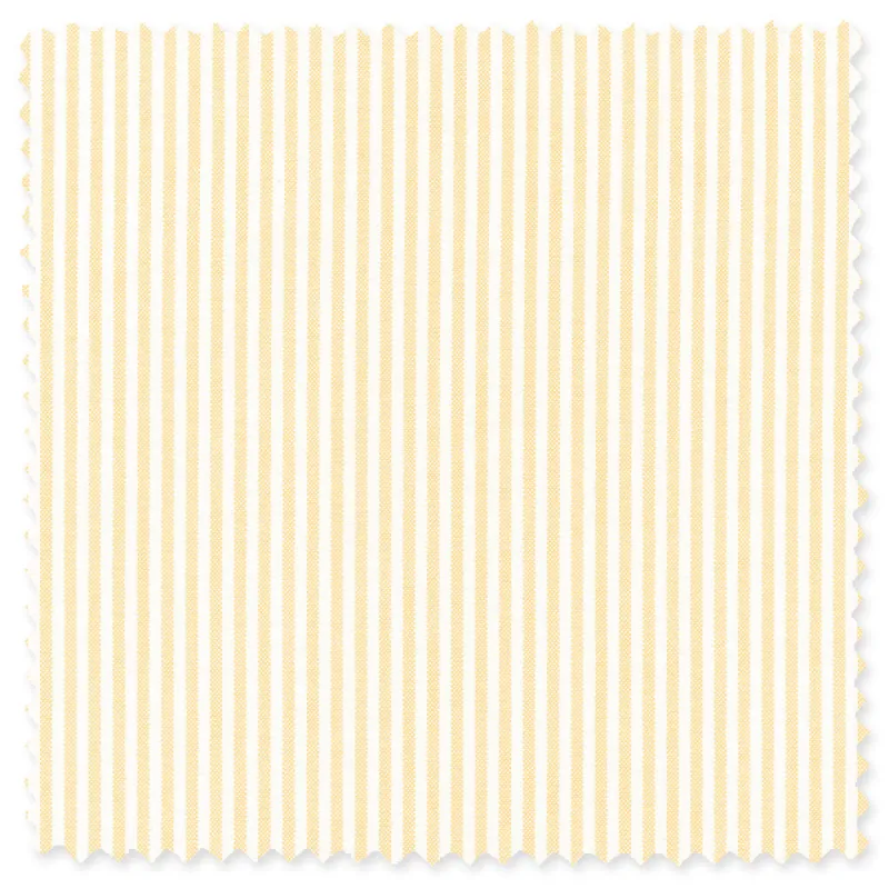 Yellow Stripe Spring Oxford made by Gitman Brothers