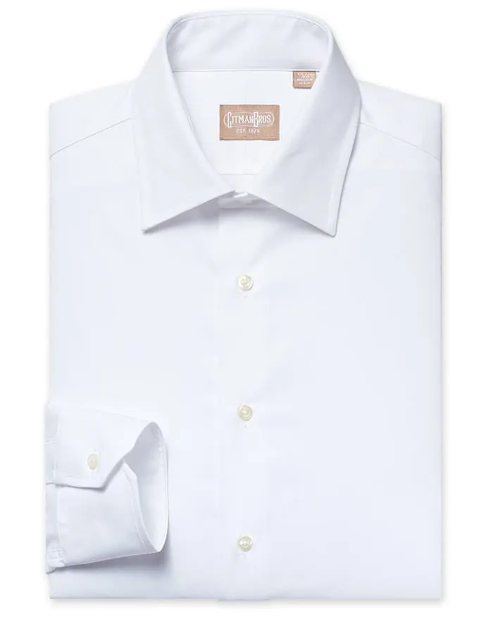 Medium Spread Mini Twill White - Big/Tall sold by Gitman Brothers