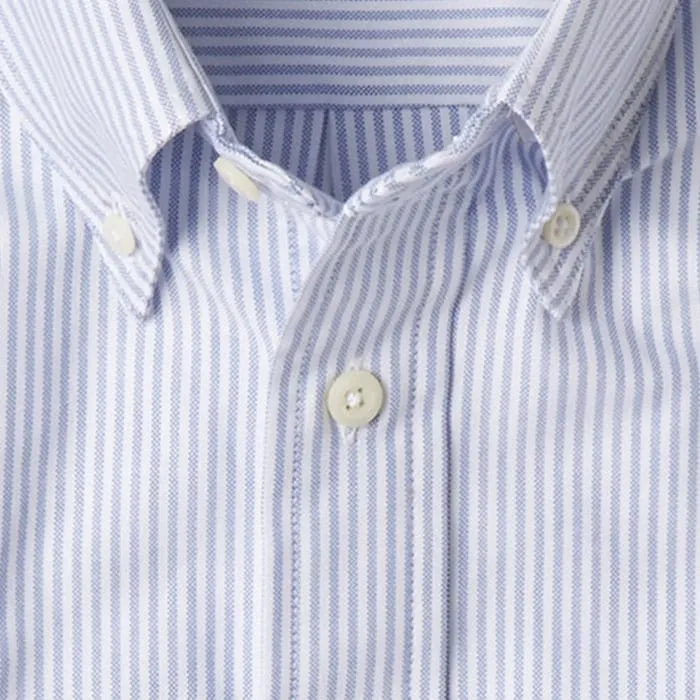 Blue Stripe Oxford Weekend Shirt sold by Gitman Brothers product image thumbnail 3