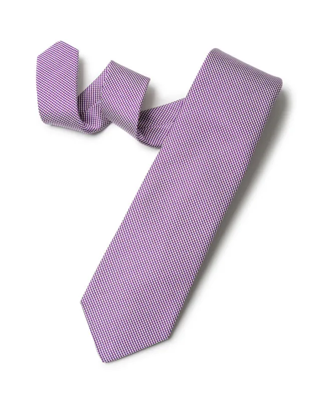 Purple Contrast Weave Tie sold by Gitman Brothers