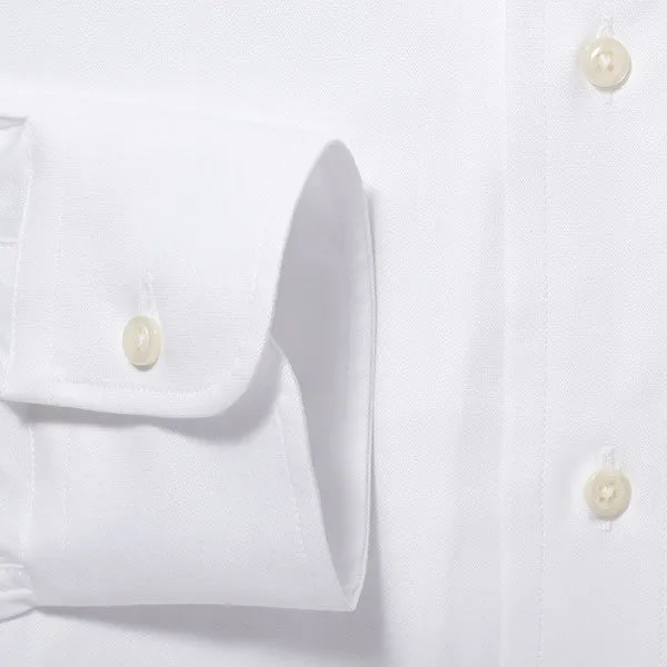 Button Down Pinpoint White - Big/Tall sold by Gitman Brothers product image thumbnail 4