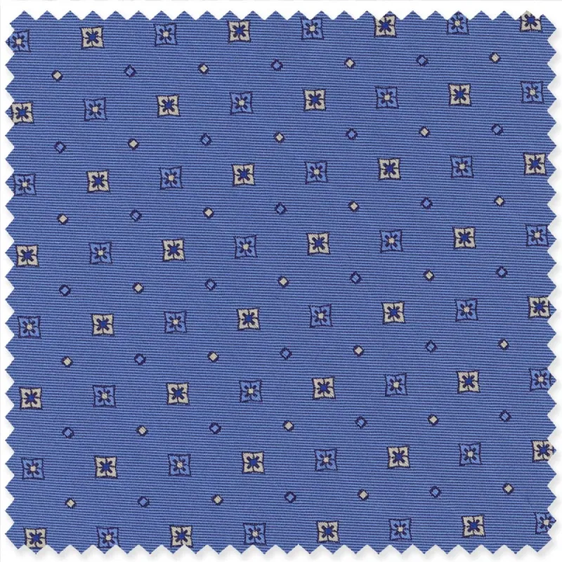 Blue Spaced Neat made by Gitman Brothers