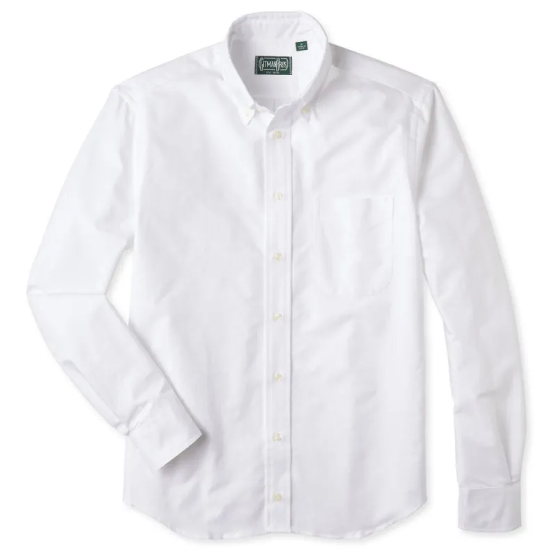 White Oxford Weekend Shirt sold by Gitman Brothers