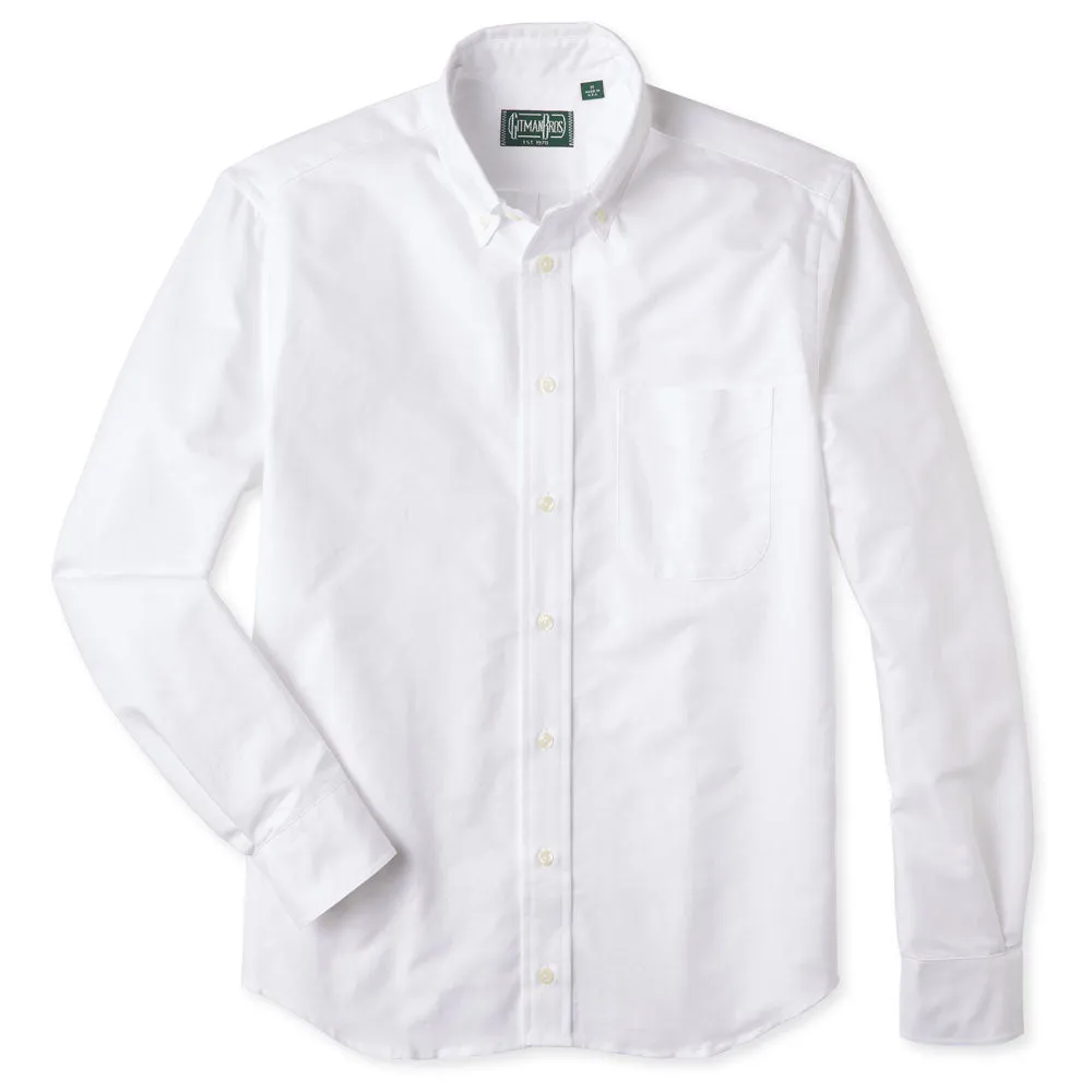 White Oxford Weekend Shirt sold by Gitman Brothers