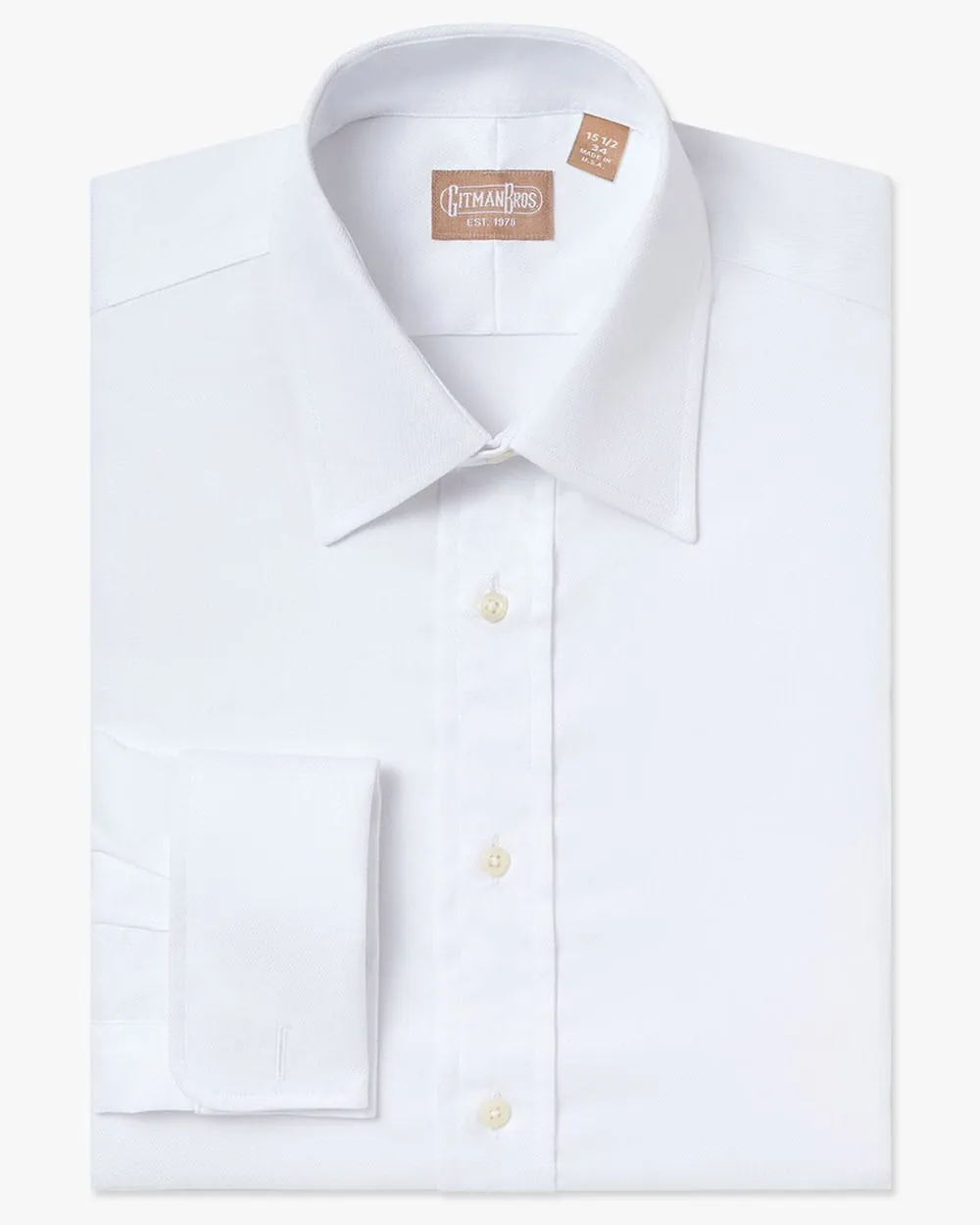 Broadcloth Pique Tuxedo Shirt sold by Gitman Brothers product image thumbnail 2