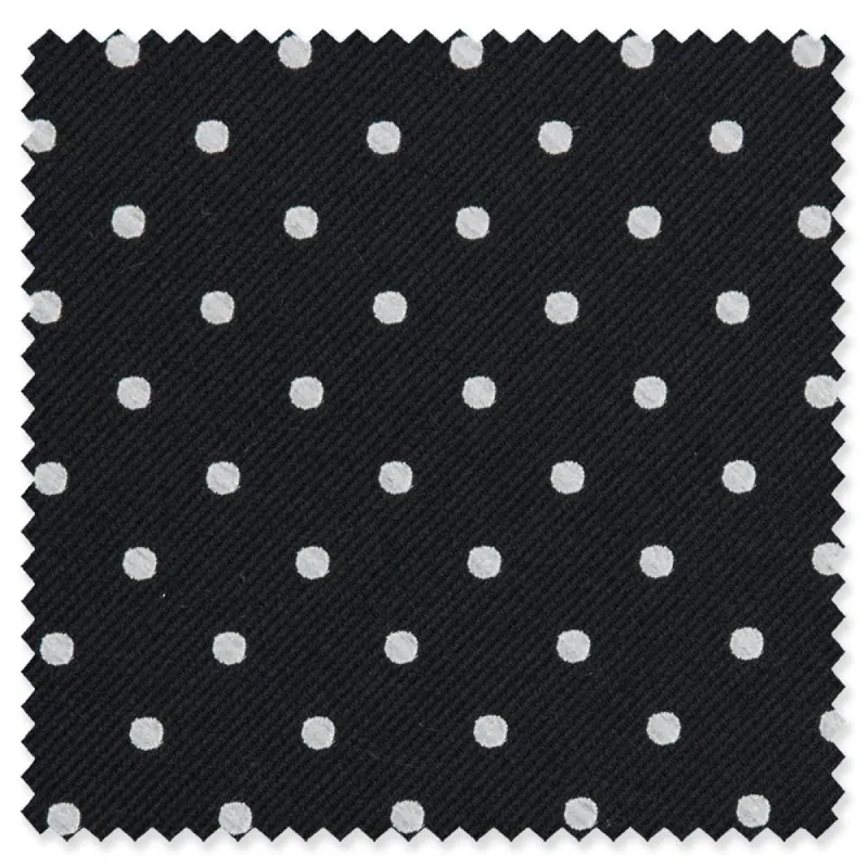 Black Twill Dot sold by Gitman Brothers