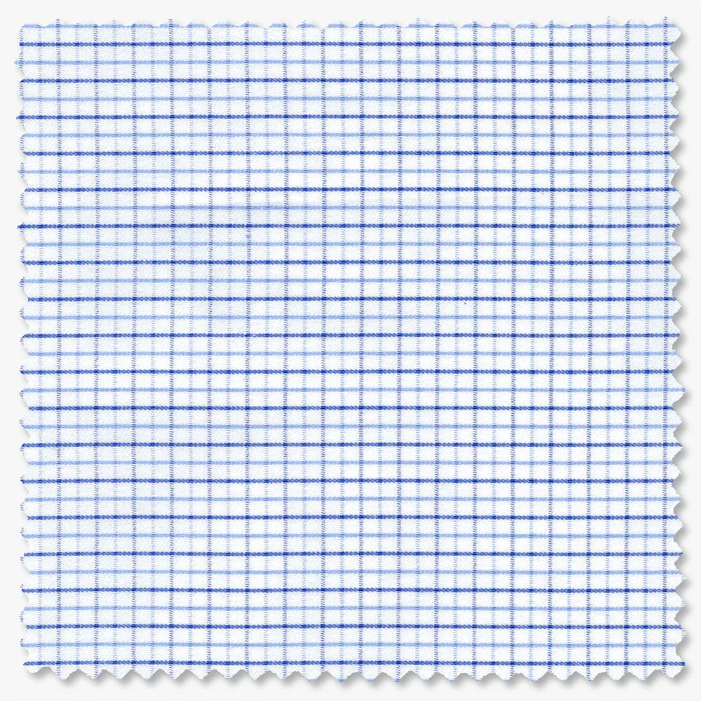 Blue Twill Tattersall sold by Gitman Brothers product image thumbnail 2