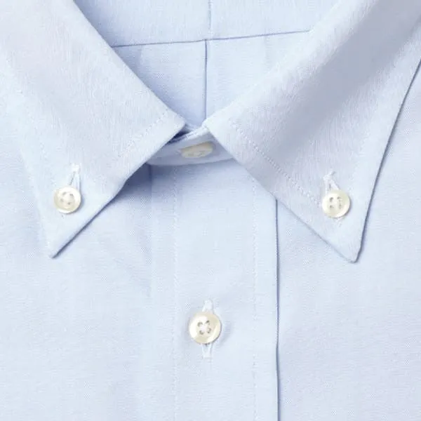Button Down Pinpoint Light Blue - Classic sold by Gitman Brothers product image thumbnail 3