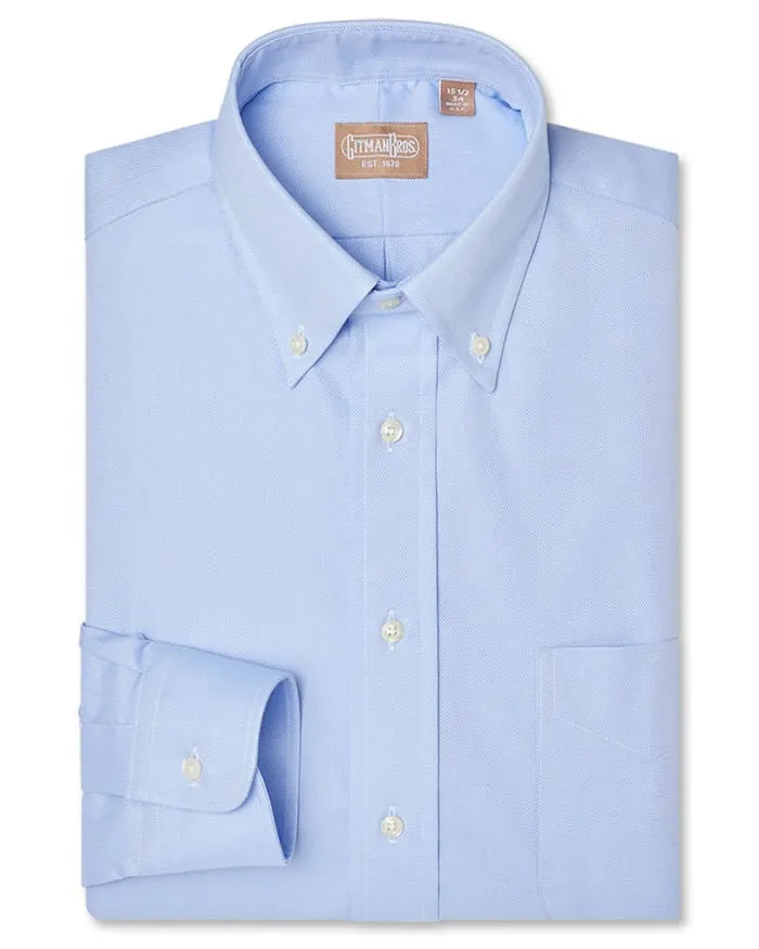 Button Down Royal Oxford Blue - Classic sold by Gitman Brothers