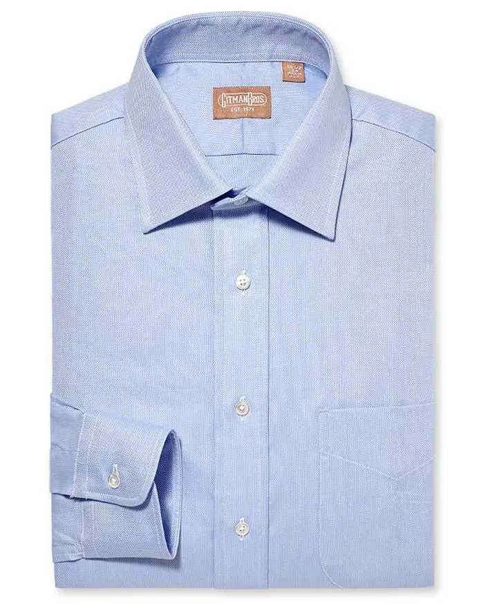 Medium Spread Royal Oxford Blue sold by Gitman Brothers