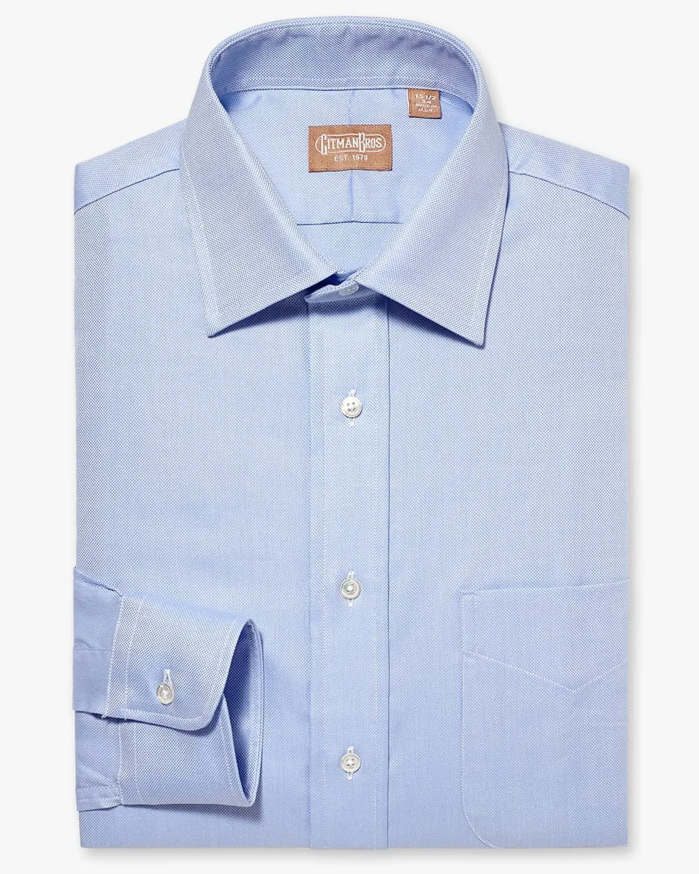 Medium Spread Royal Oxford Blue sold by Gitman Brothers product image thumbnail 2