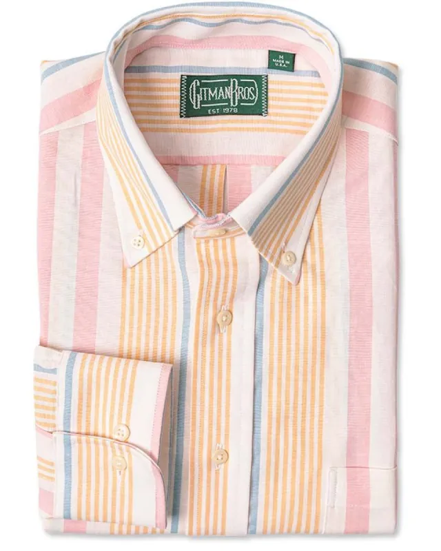 White Cabana Stripe sold by Gitman Brothers