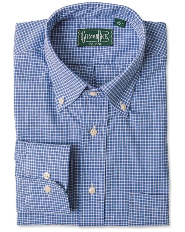 Blue Gingham sold by Gitman Brothers