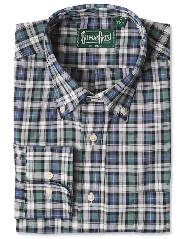 Daywatch Poplin Check sold by Gitman Brothers