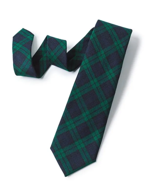Blackwatch Woven Tartan Tie sold by Gitman Brothers