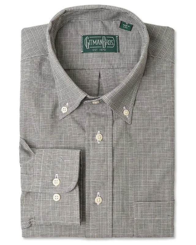 Black Cashmere Houndstooth sold by Gitman Brothers