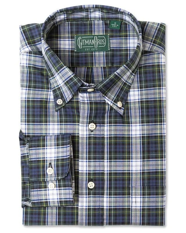 Euro-Woven Daywatch Plaid sold by Gitman Brothers