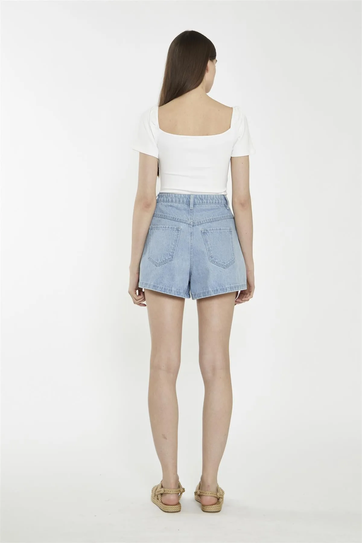 Sweetheart Neck Bodysuit - Off White Rib sold by Glamorous product image thumbnail 2