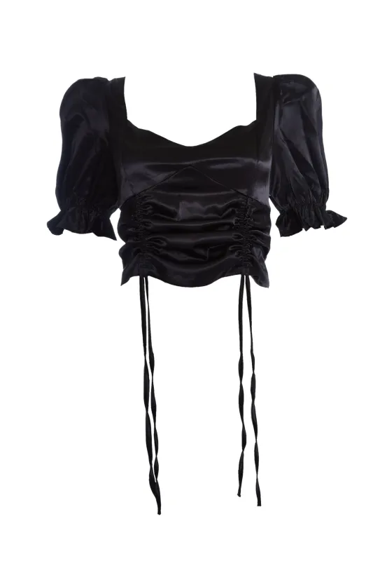 LADIES TOP AN3892-BLACK sold by Glamorous