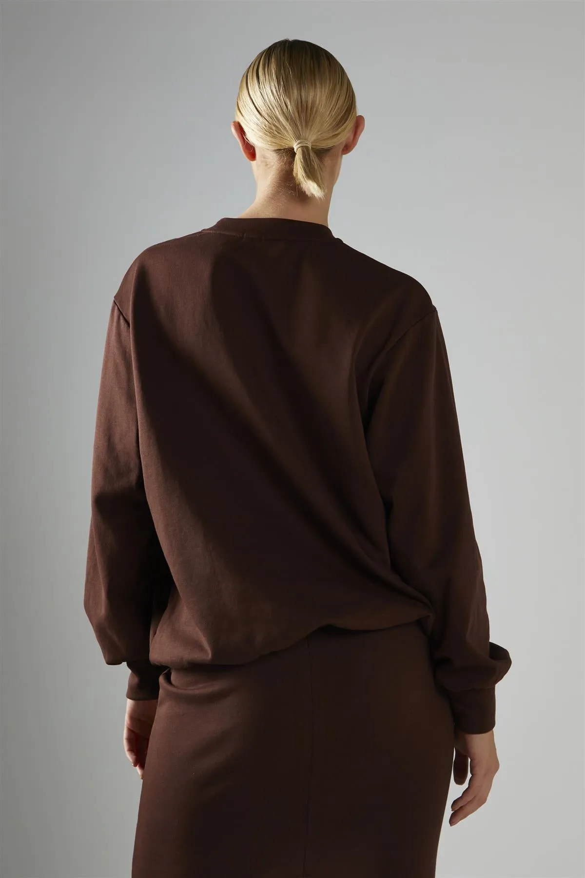Deep-Brown Pullover Long Sleeve-Top sold by Glamorous product image thumbnail 2